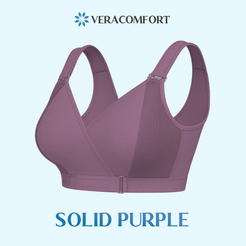 Pack of 3 Front-Wrap & Straps Adaptive Comfort Bra