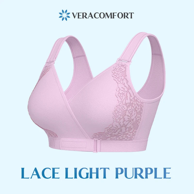 Pack of 3 Front-Wrap & Straps Adaptive Comfort Bra