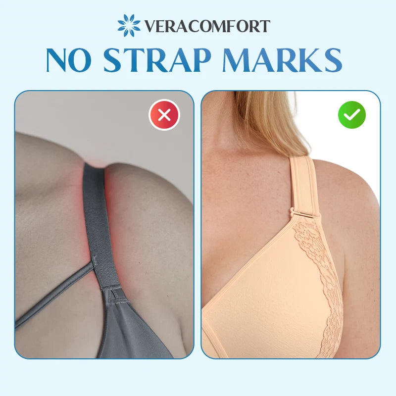 Pack of 3 Front-Wrap & Straps Adaptive Comfort Bra