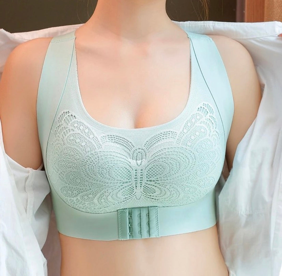 (32-46) Women Seamless Cross Posture Correction Back Straighter Bra [055]