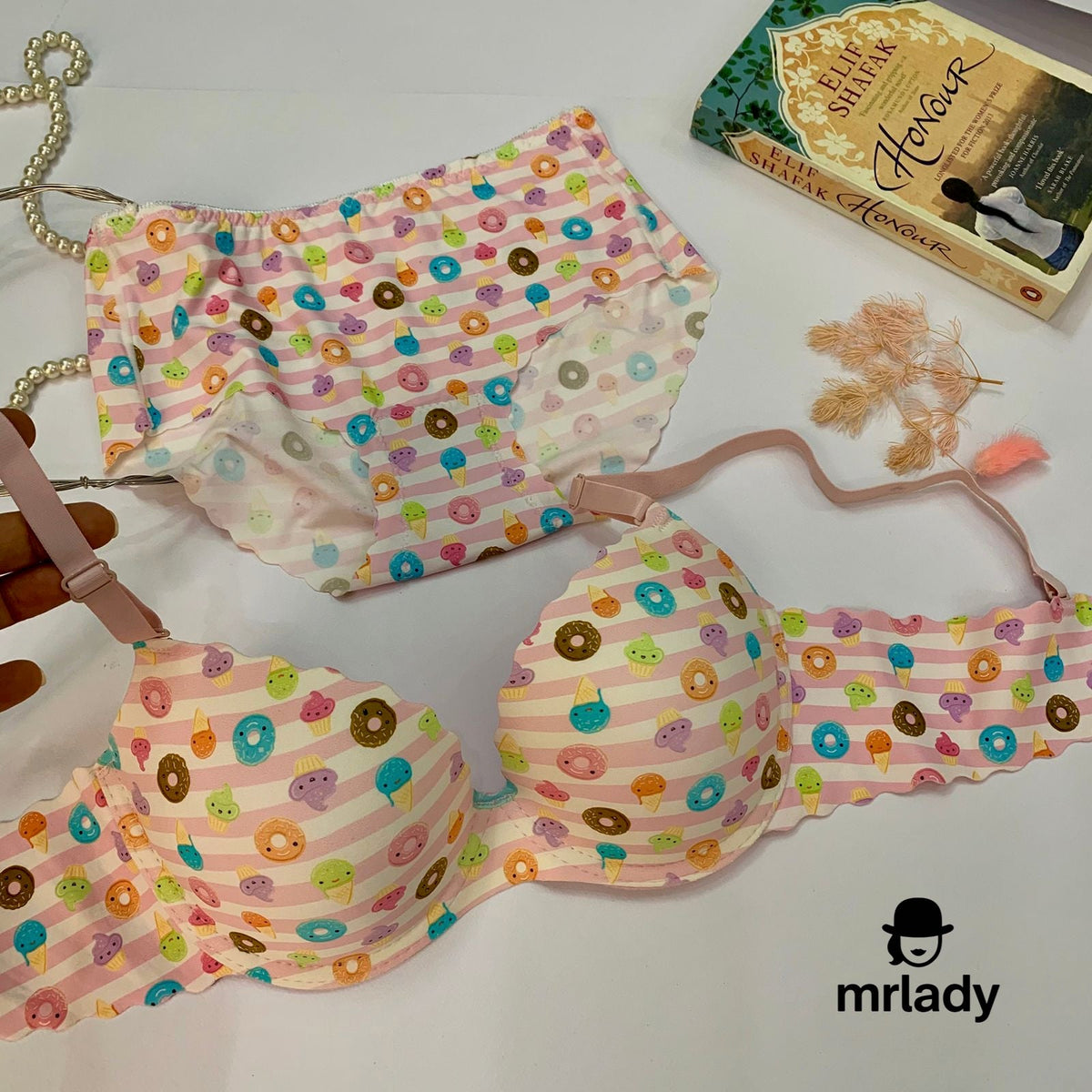 ROGER THIN PAD BRA SET V7