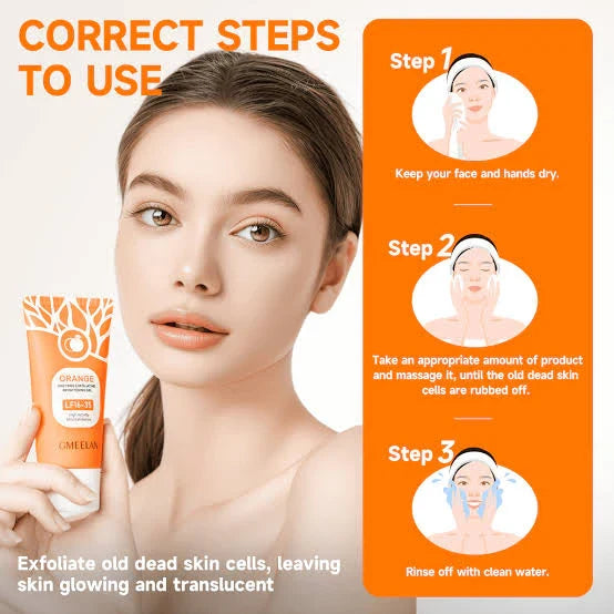 Orange Exfoliating gel buy one get 1 free
