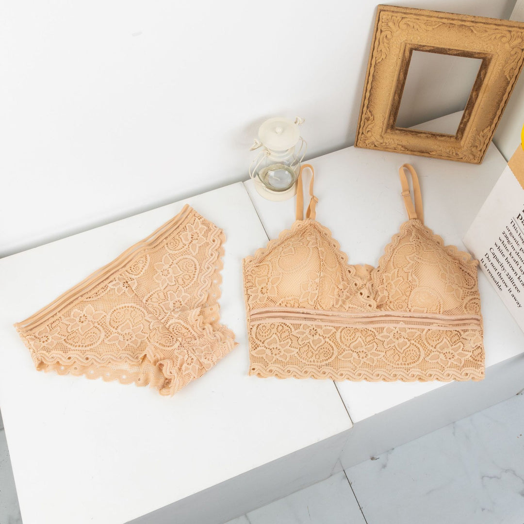 (30-36)Elegant Brallete and Panty Set Free Size For (047)