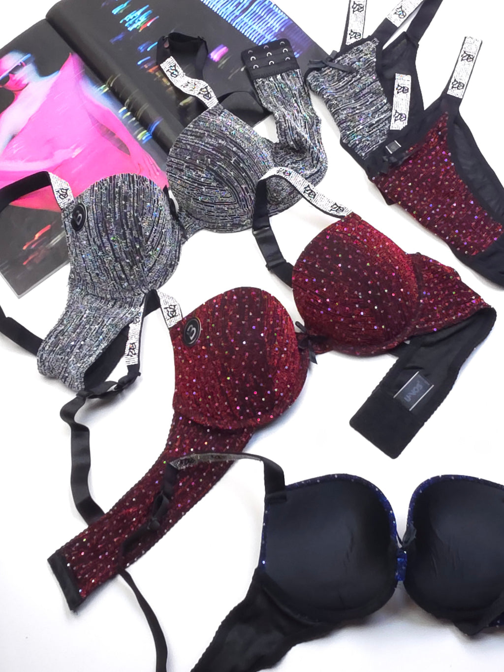 Moonlight Padded Pushup Bra Panty Set ( PACK OF 3 )