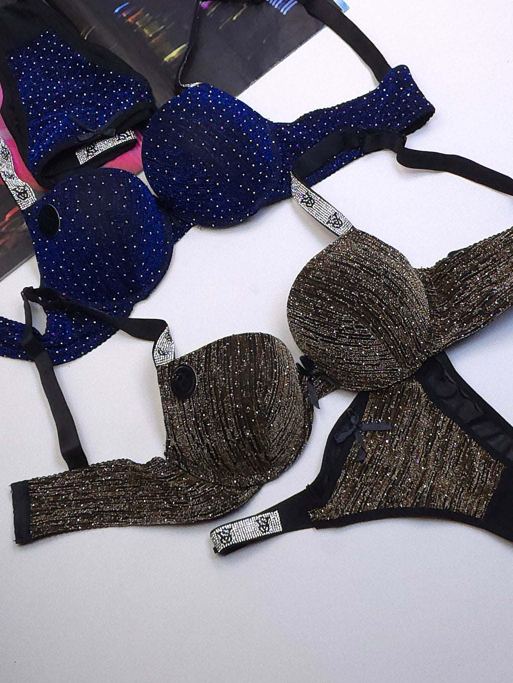 Moonlight Padded Pushup Bra Panty Set ( PACK OF 3 )