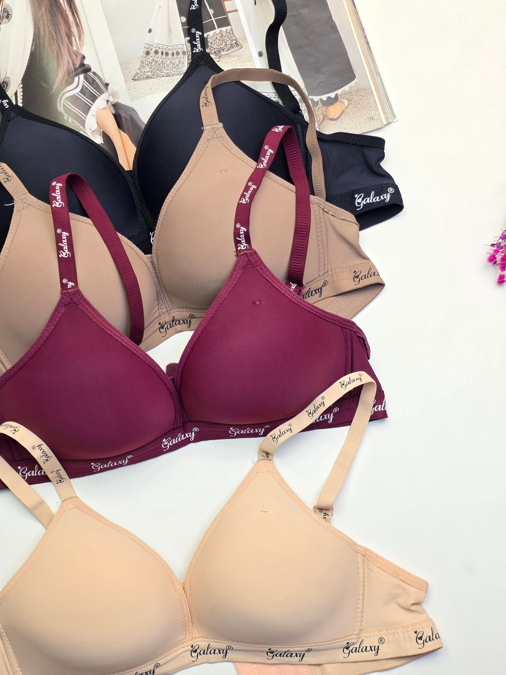 (32-36)b Dailywear Soft Push-up Non Wire Bra (116)